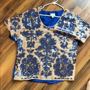 Sparkly holiday top (Tracy Reese for Target)
